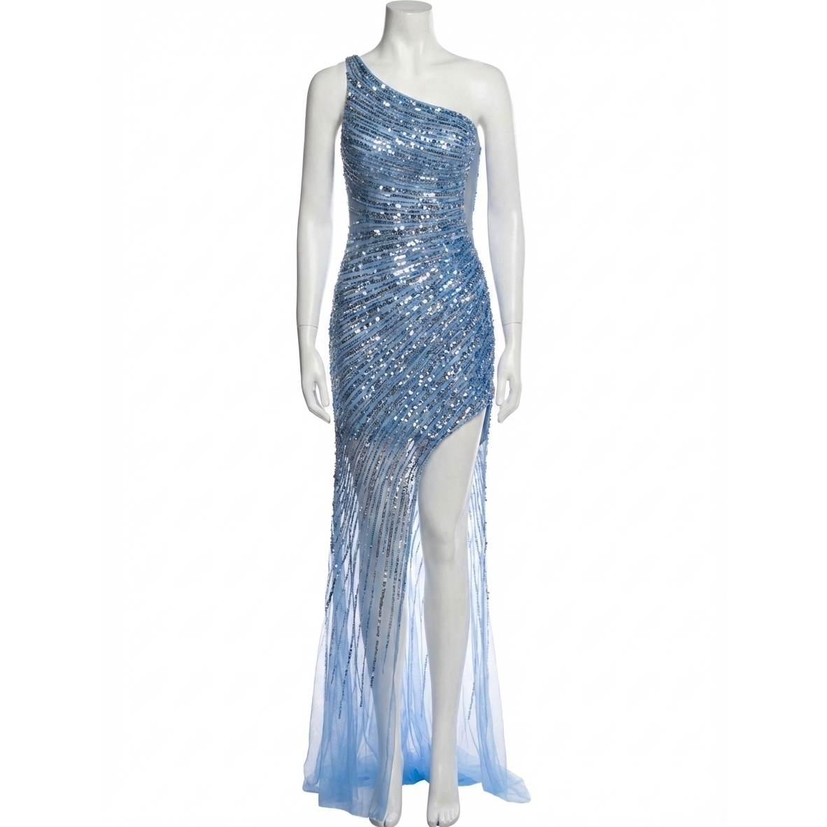 New Jovani Hadley Gown In Periwinkle